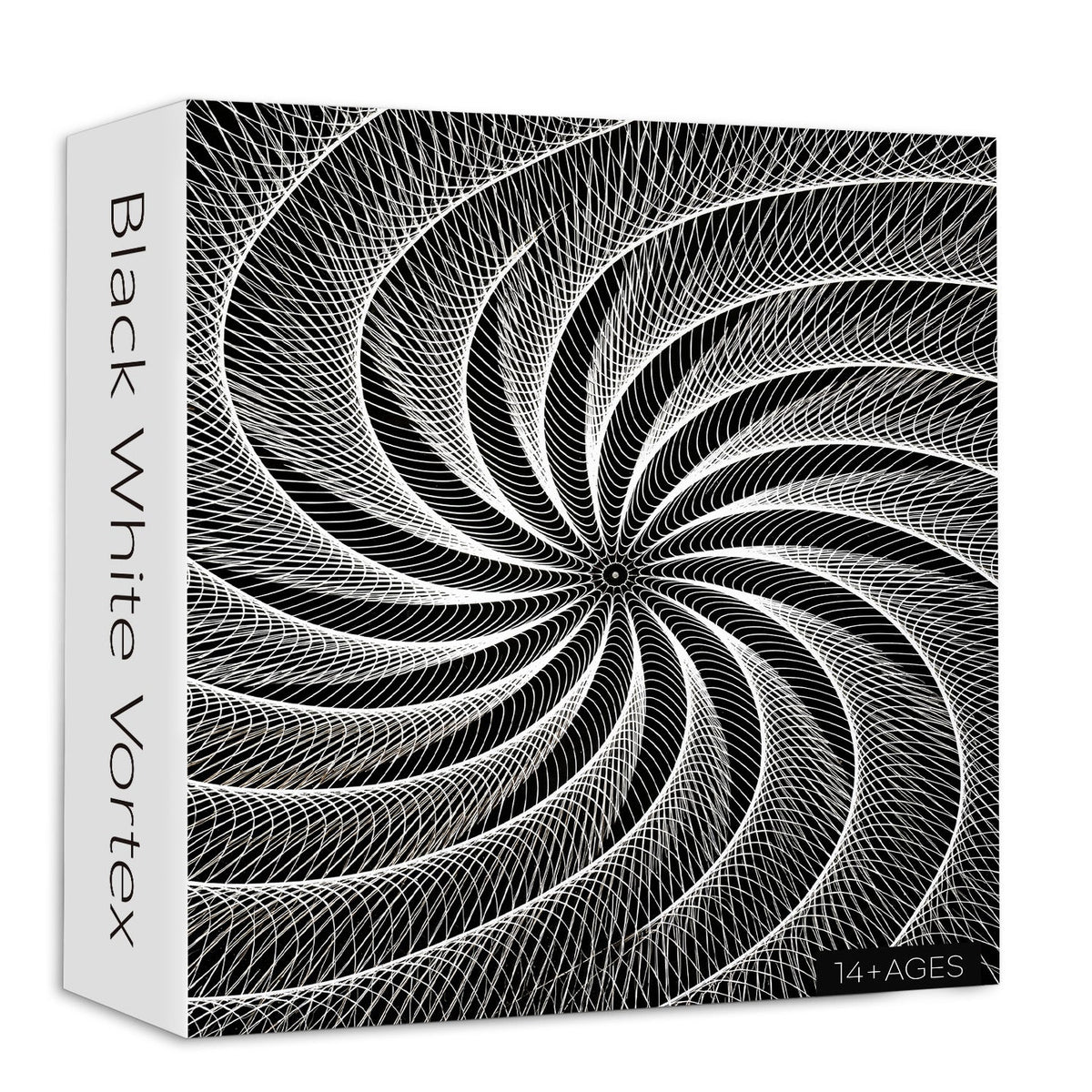 Black White Vortex Jigsaw Puzzle 1000 Pieces