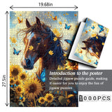 Horse Among Blossoms Jigsaw Puzzle 1000 Pieces