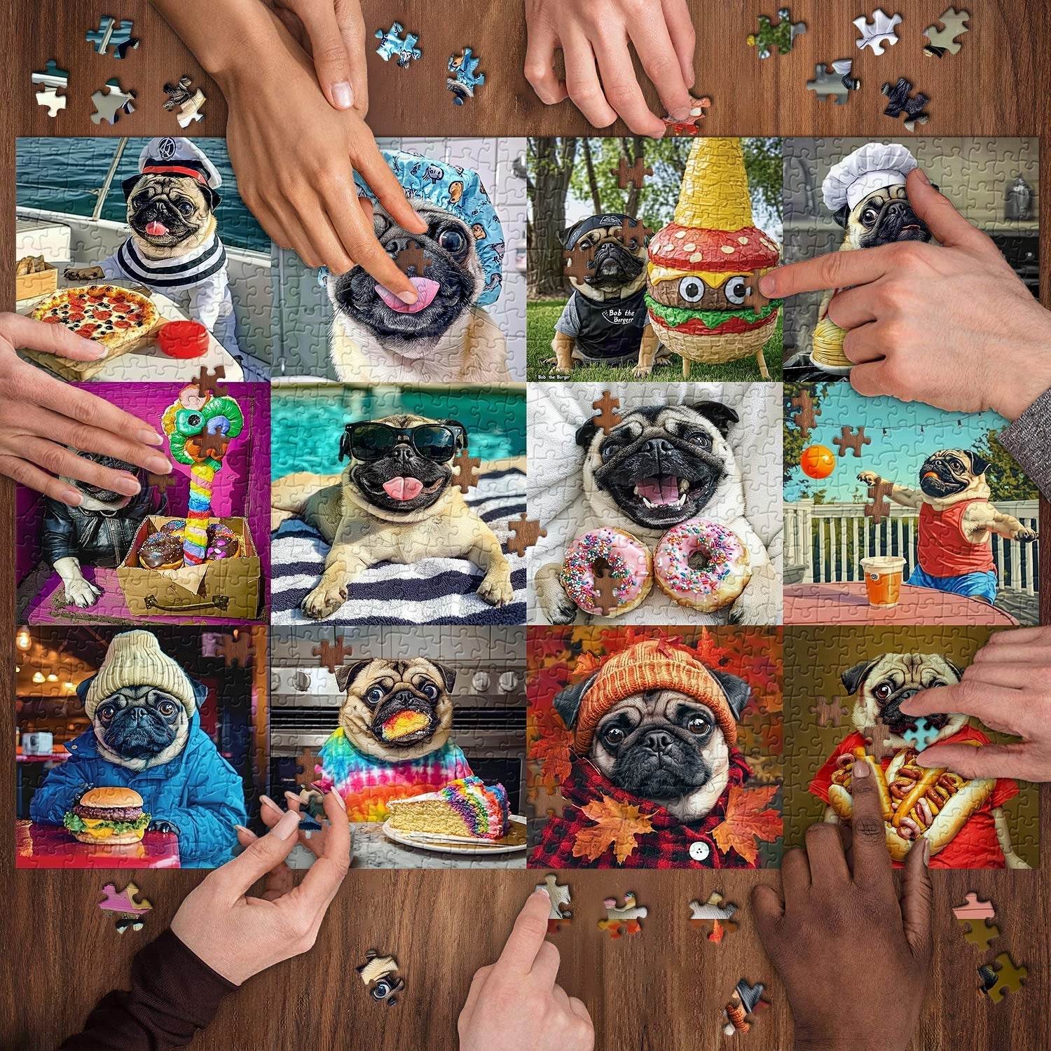 Puppy Memory Jigsaw Puzzle 1000 Pieces
