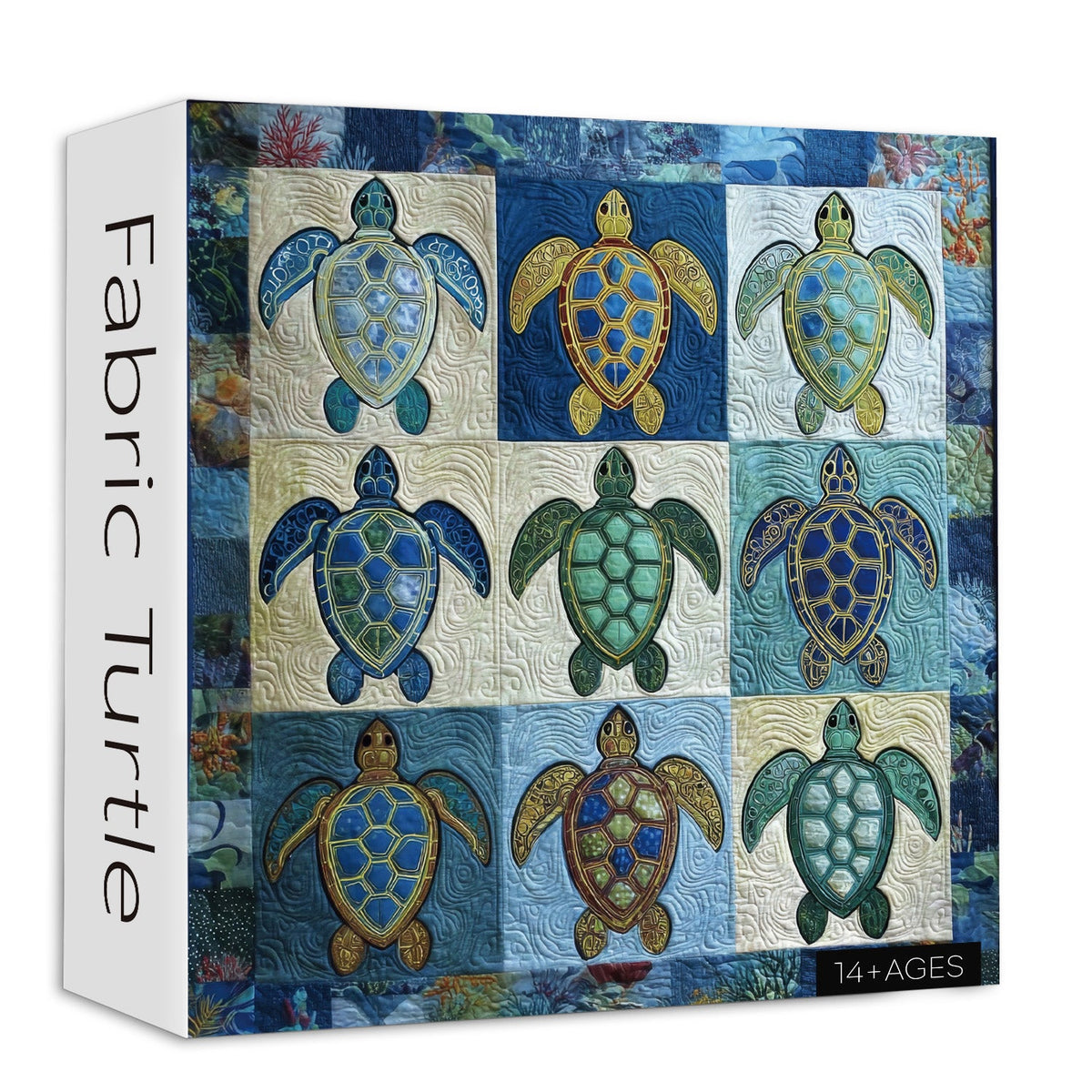 Fabric Turtle Jigsaw Puzzle 1000 Pieces