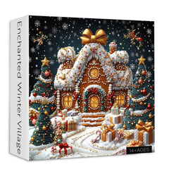 Enchanted Winter Village Jigsaw Puzzle 1000 Pieces