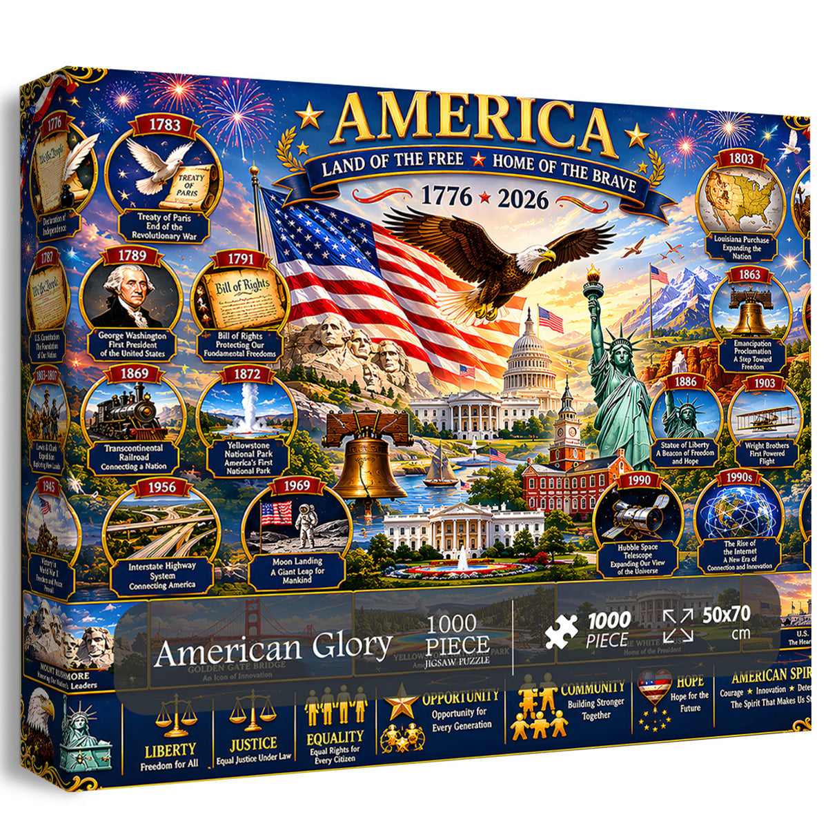 American Glory Puzzle 1000 Teile