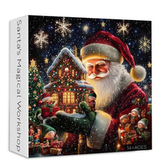 Puzzle L'Atelier Magique du Père Noël 1000 pièces