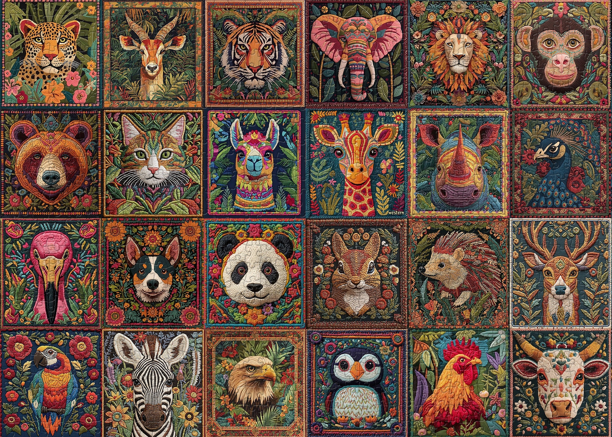Zoo Collection Puzzle 1000 Teile