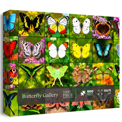Rompecabezas de la galería de mariposas, 1000 piezas