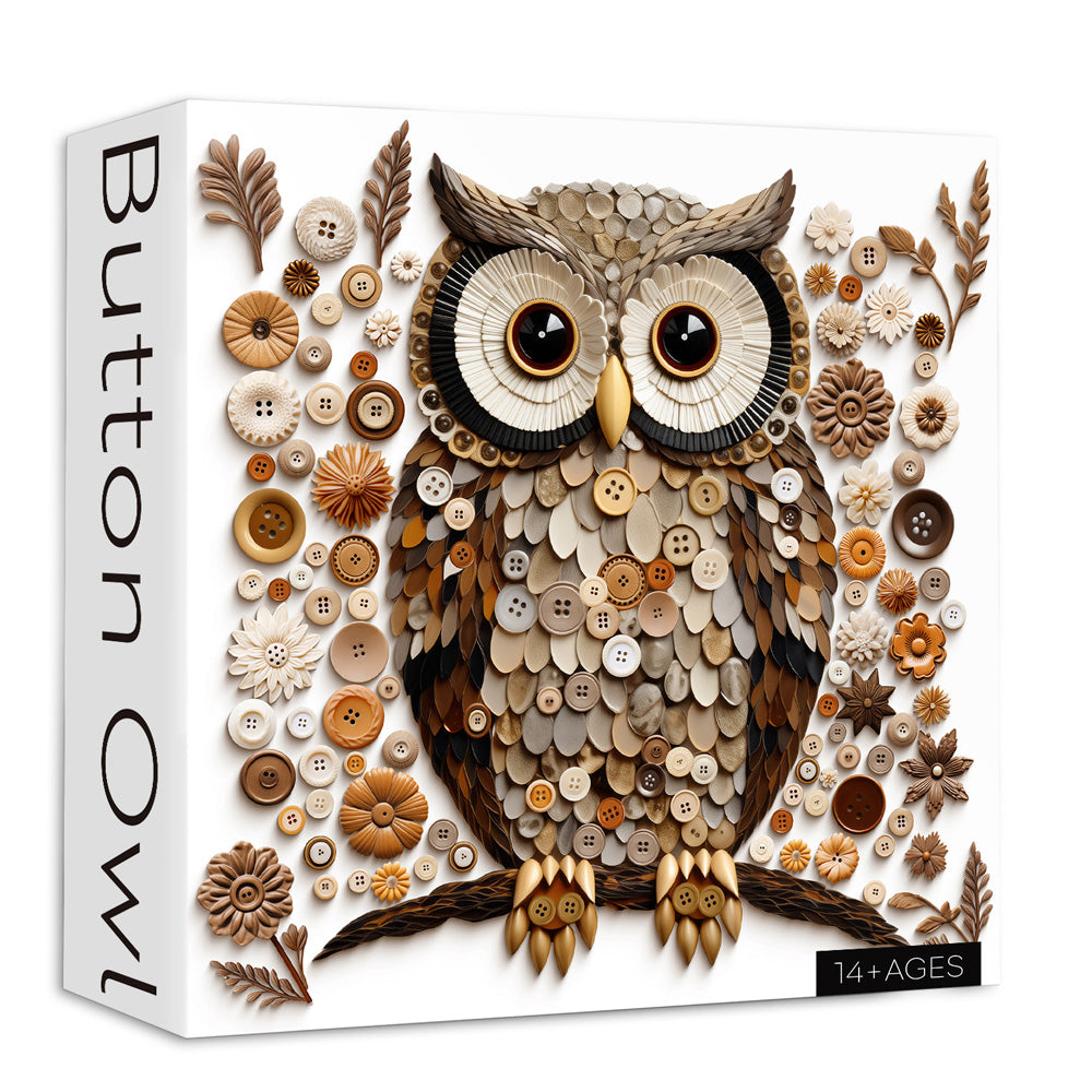 Button Owl Puzzle Puzzle 1000 pièces