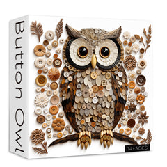 Button Owl Puzzle Puzzle 1000 pièces