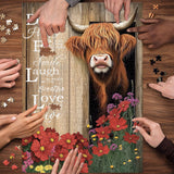 The Cow in the Barn Jigsaw Puzzle 1000 Pieces