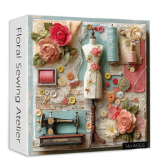 Floral Sewing Atelier Puzzle 1000 Teile