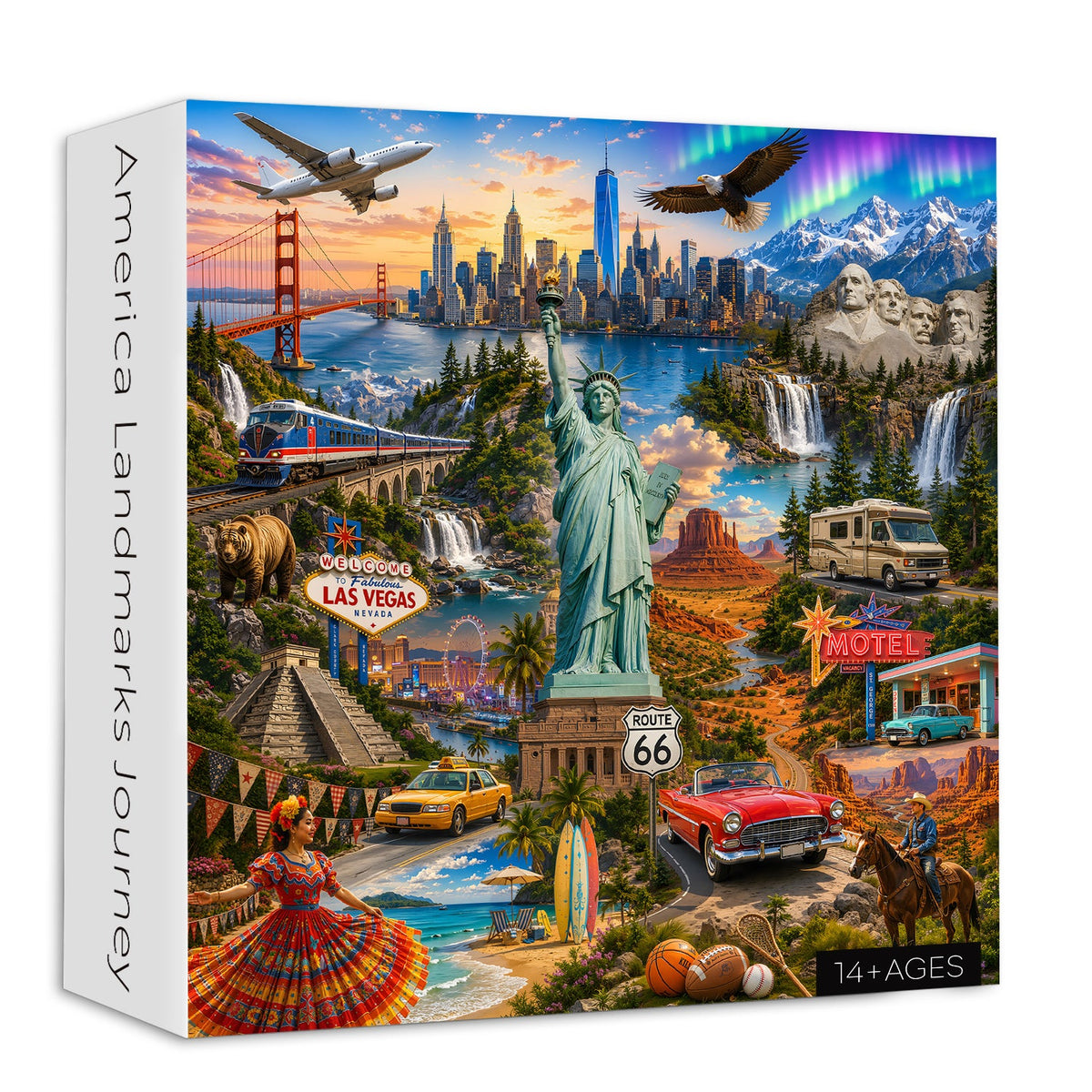 Puzzle America Landmarks Journey da 1000 pezzi