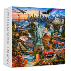 Puzzle America Landmarks Journey da 1000 pezzi