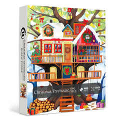 Christmas Treehouse Jigsaw Puzzle 1000 Pieces