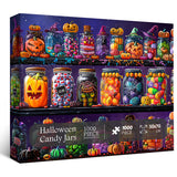 Halloween Candy Jars Jigsaw Puzzles 1000 Pieces