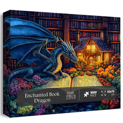 Enchanted Book Dragon Jigsaw Puzzles 1000 Piece