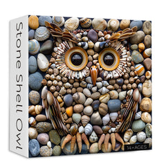 Stone Shell Owl Jigsaw Puzzle 1000 Pieces