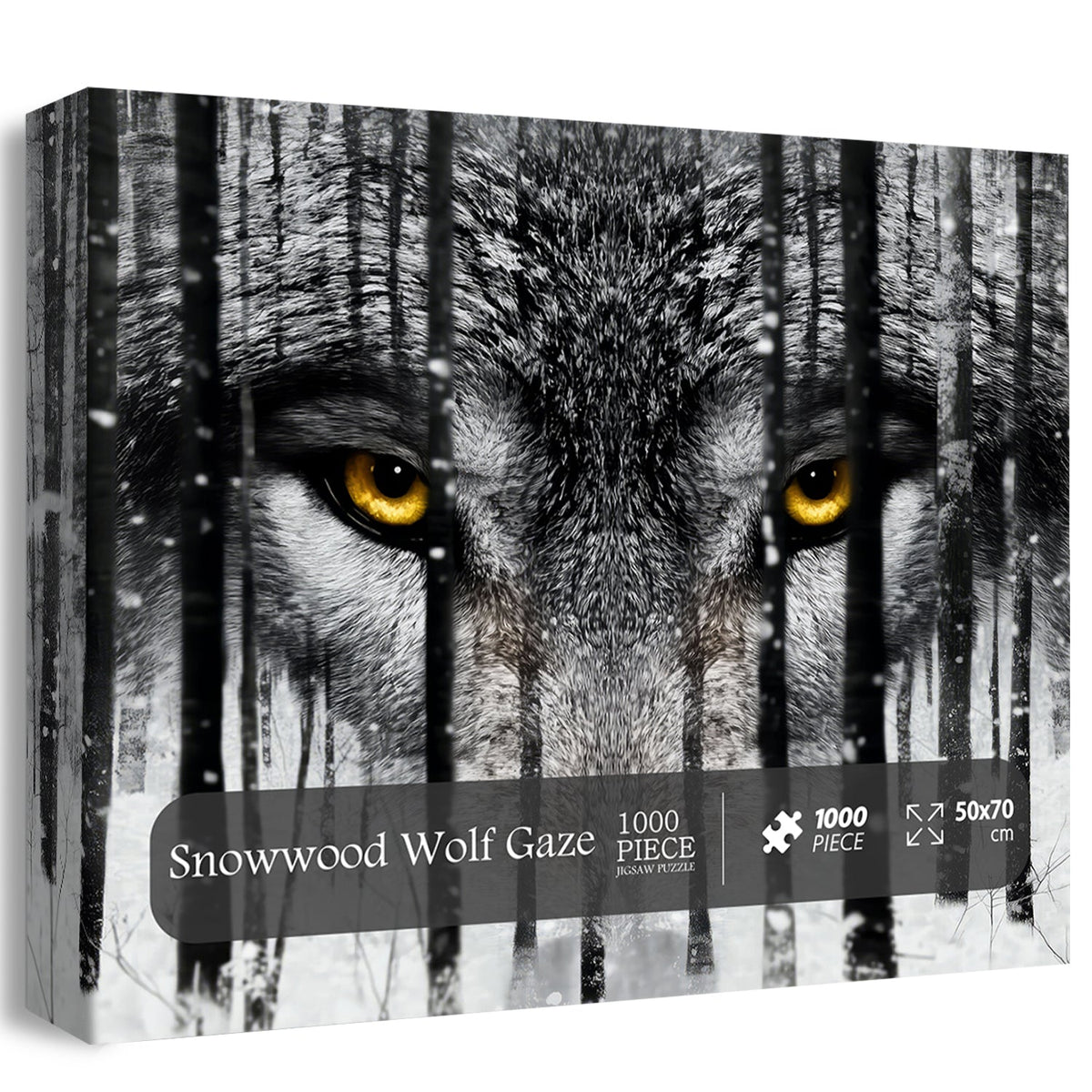 Snowwood Wolf Gaze Jigsaw Puzzle 1000 Pieces
