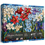 Mosaic Flowers Jigsaw Puzzle 1000 Pieces