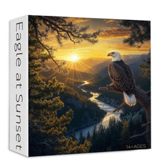Puzzle Aquila al tramonto 1000 pezzi