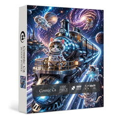 Puzzle del gatto cosmico 1000 pezzi
