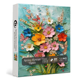 Spring Flowers Dance Jigsaw Puzzle 1000 Pieces