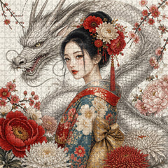 Dragon Maiden Jigsaw Puzzle 1000 Pieces