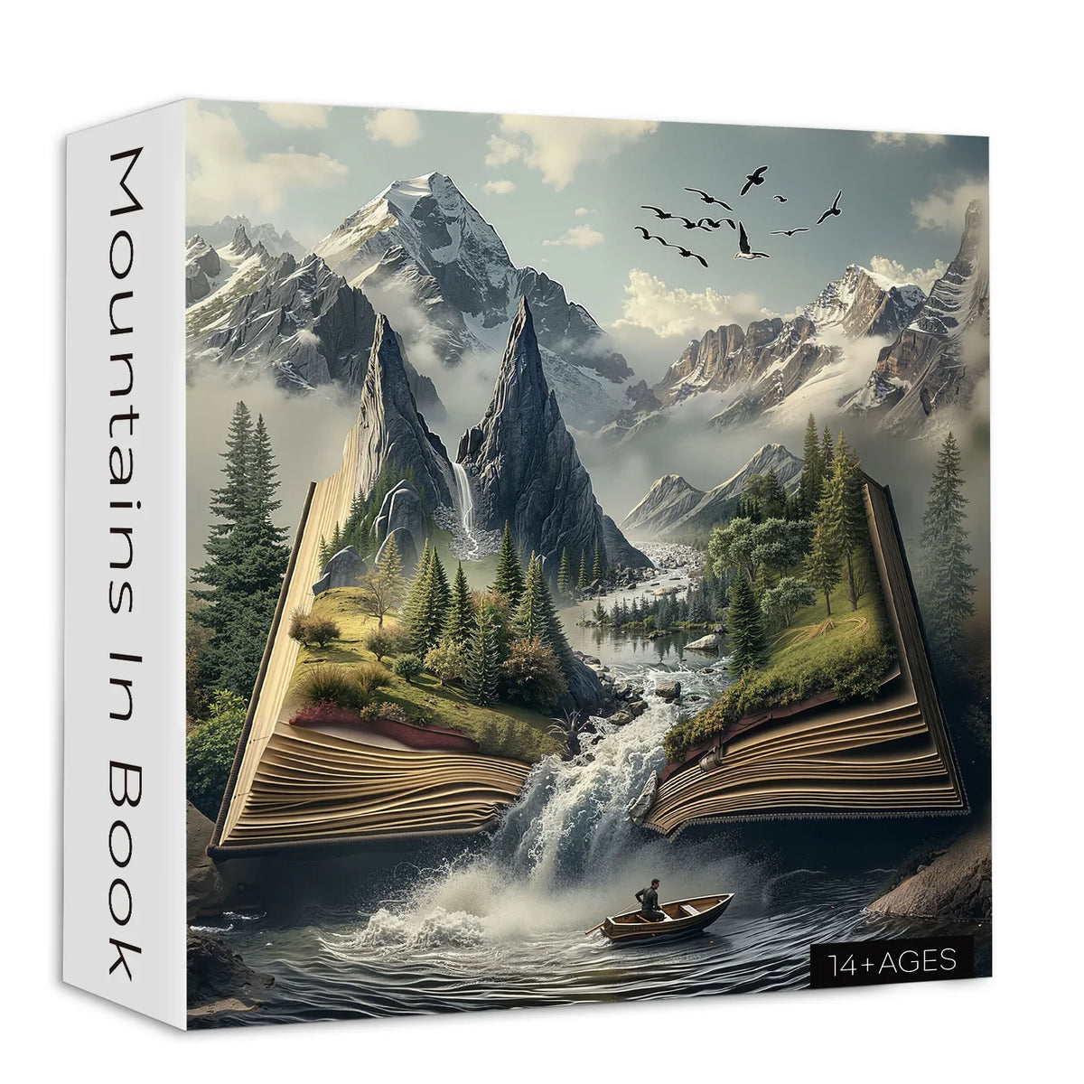 Montagne Nel Libro Puzzle 1000 Pezzi