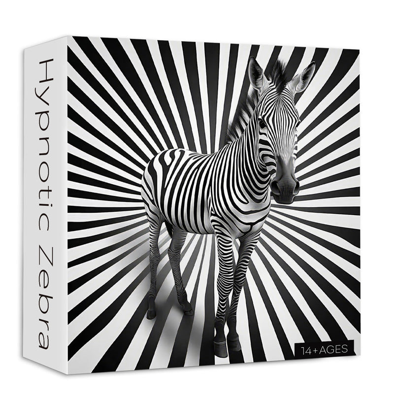 Hypnotic Zebra Jigsaw Puzzle 1000 Pieces