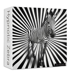 Hypnotic Zebra Jigsaw Puzzle 1000 Pieces