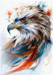 Puzzle Aigle Divin Aile Colorée 1000 Pièces
