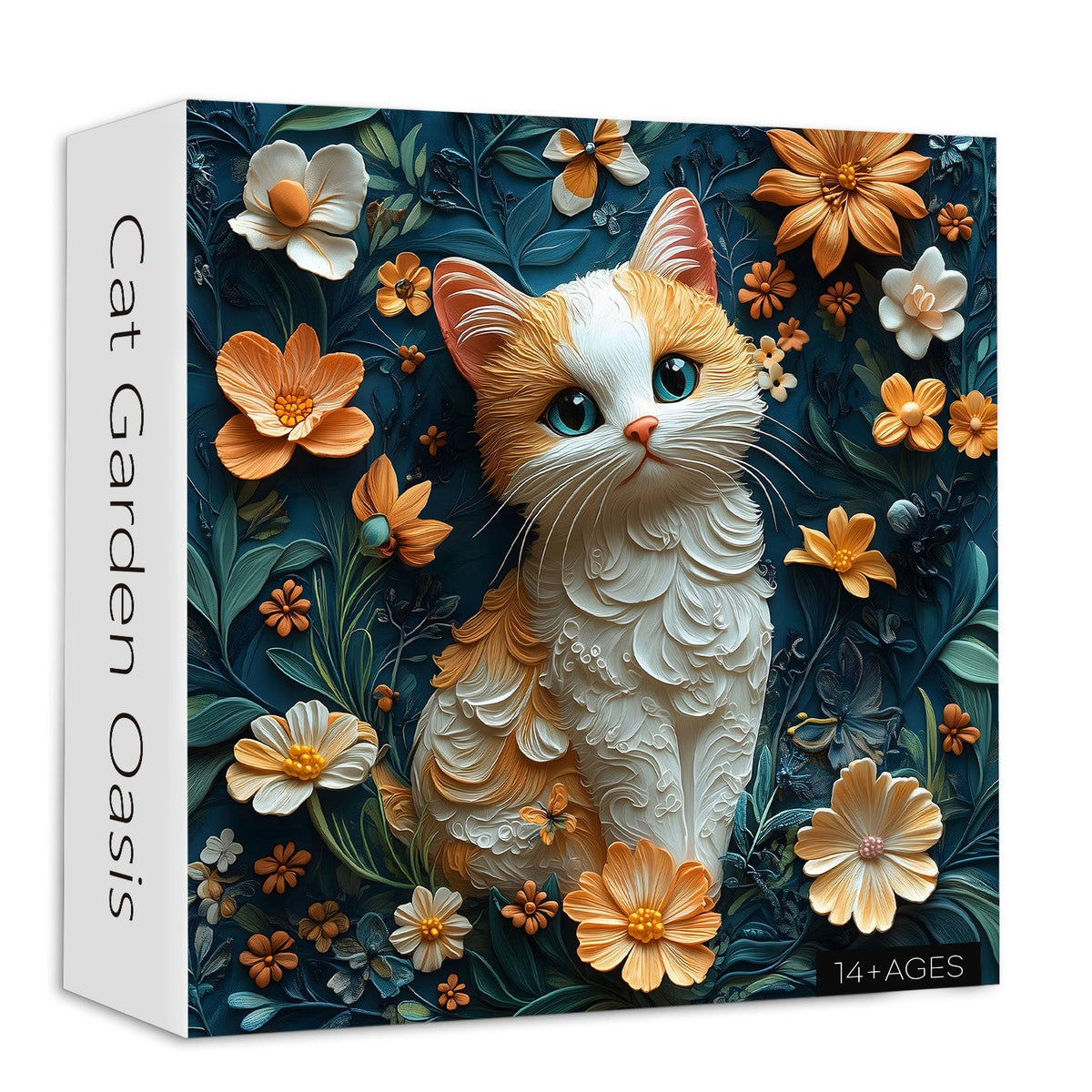 Cat Garden Oasis Jigsaw Puzzle 1000 Pieces