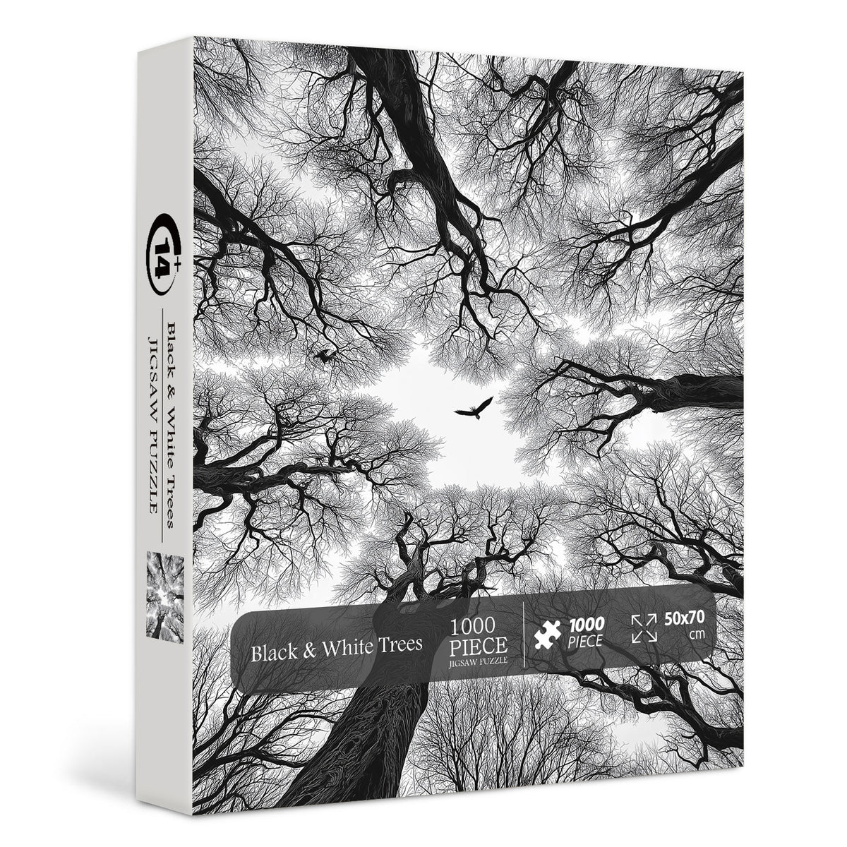 Black & White Trees Jigsaw Puzzle 1000 Pieces