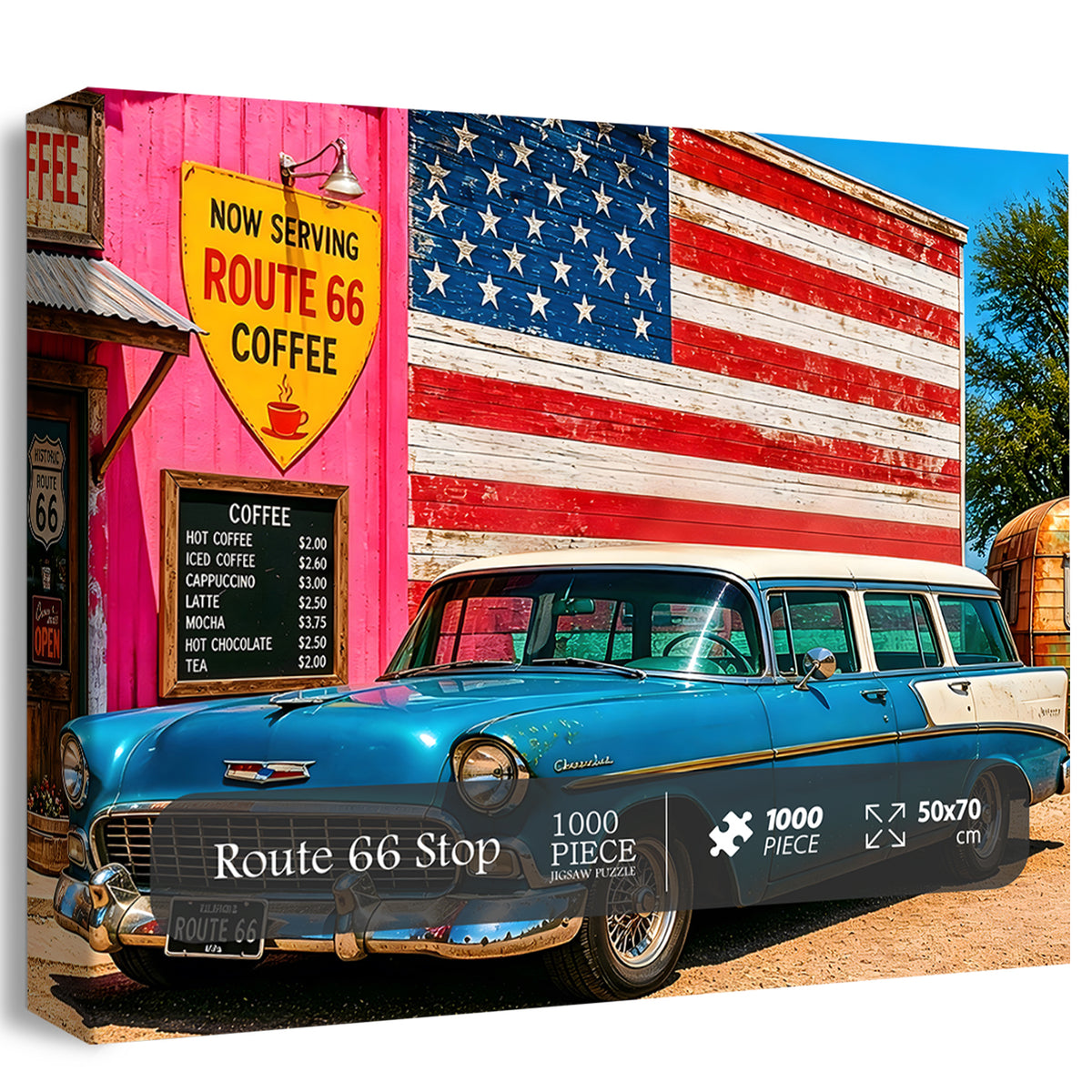 Route 66 Stop Jigsaw Puzzle 1000 Pieces