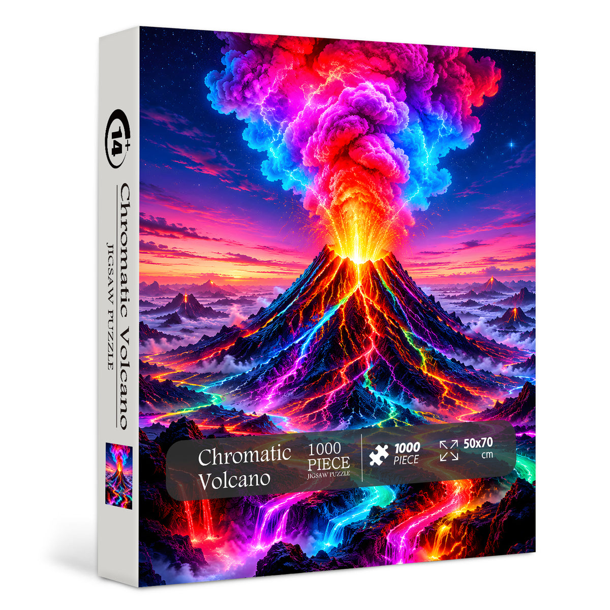 Chromatic Volcano Jigsaw Puzzle 1000 Pieces