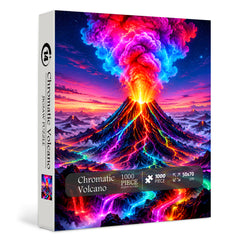Chromatic Volcano Jigsaw Puzzle 1000 Pieces