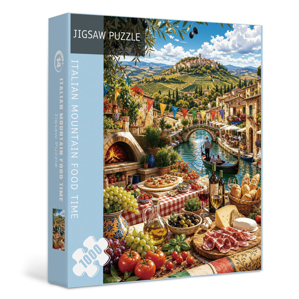 Puzzle Italiano Mountain Food Time 1000 Pezzi
