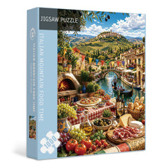 Puzzle Italiano Mountain Food Time 1000 Pezzi