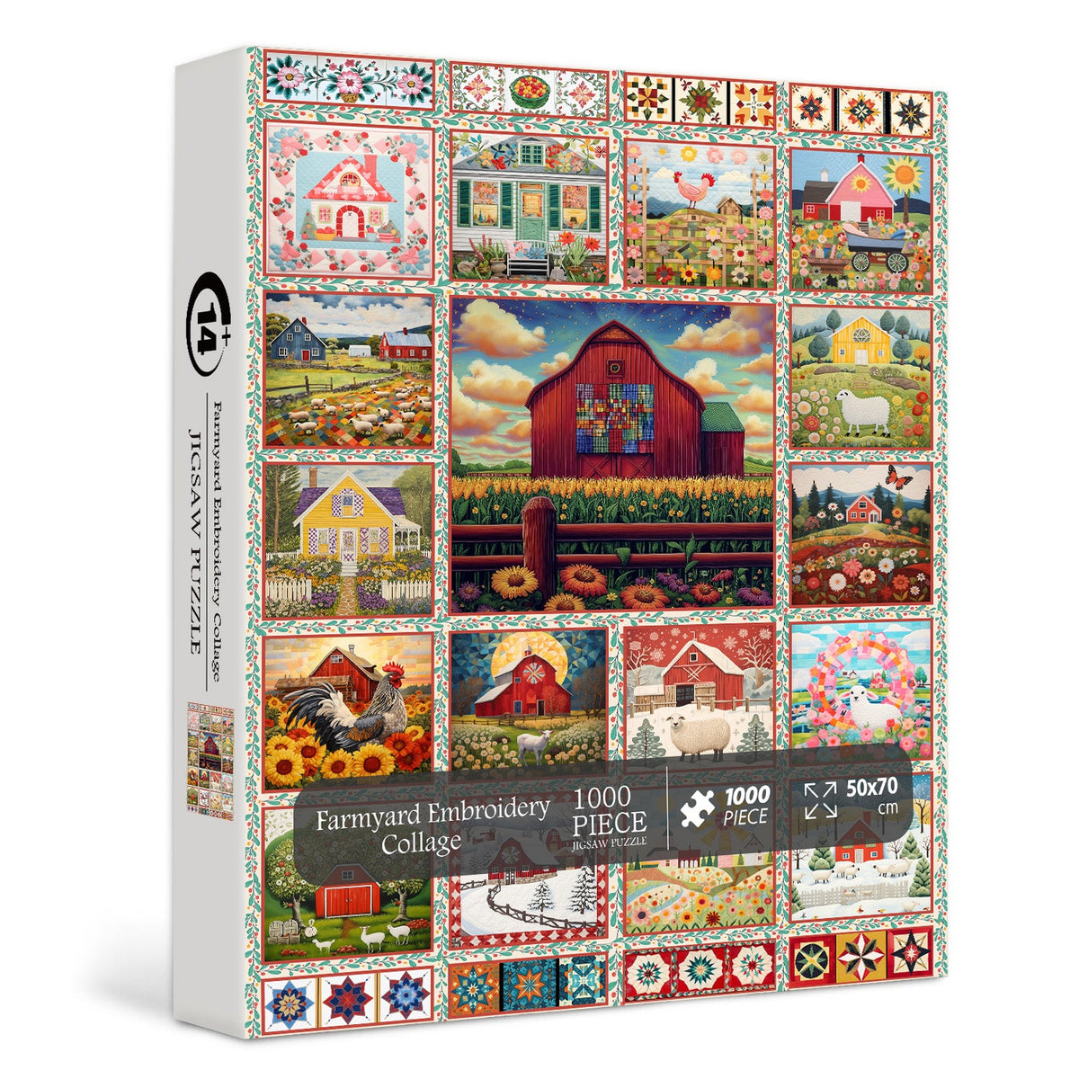 Farmyard Collage Jigsaw Puzzle 1000 Pieces