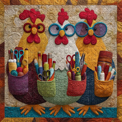 Sewing Chicken Jigsaw Puzzle 1000 Pieces
