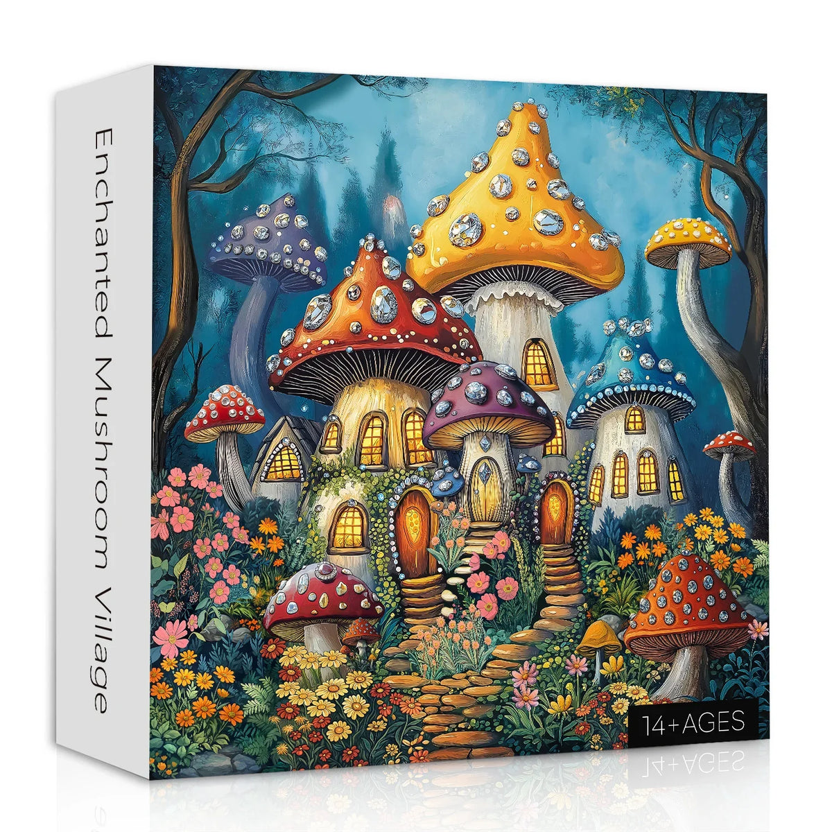 Incantato puzzle di villaggi di funghi 1000 pezzi