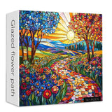 Glazed Flower Path Jigsaw Puzzle 1000 Pieces