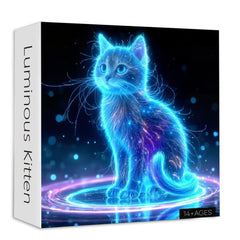 Puzzle de puzzle lumineux de chaton 1000 pièces
