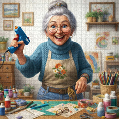 Creative Grandma Jigsaw Puzzle 1000 Pieces