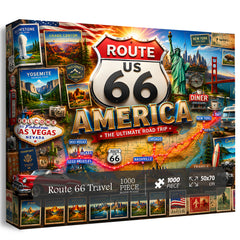 Route 66 Reisepuzzle 1000 Teile