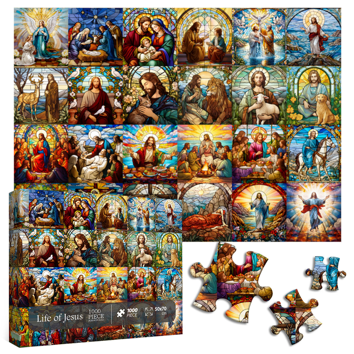 Leben der Jesus -Puzzles 1000 Stücke