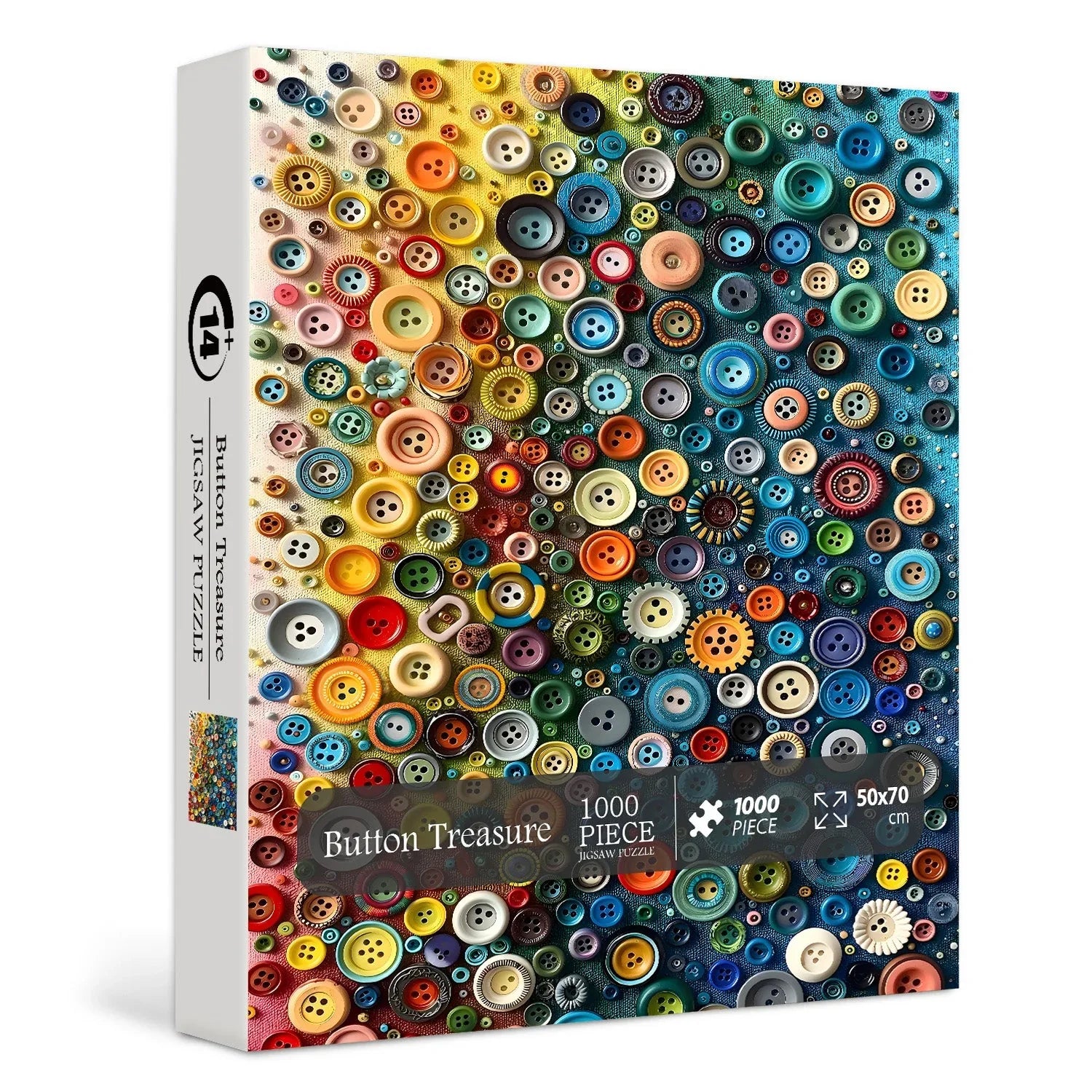 Button Treasure Jigsaw Puzzle 1000 Stücke