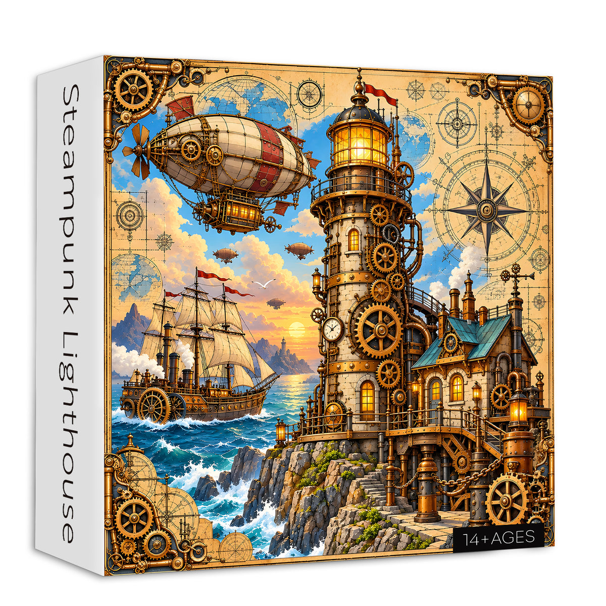 Steampunk Lighthouse Jigsaw Puzzle 1000 Pieces