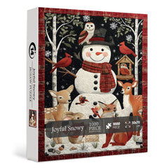 Joyful Snowy Jigsaw Puzzle 1000 Pieces