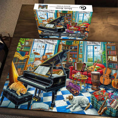 Musiklaum -Puzzle 1000 Stücke