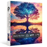 Starry Sky Tree Jigsaw Puzzle 1000 Pieces