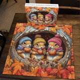 Squirrel's Autumn Gathering Jigsaw Puzzle 1000 Pieces